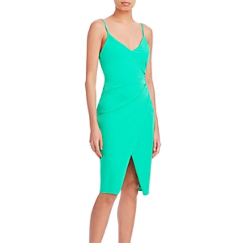 Black Halo Bowery sheath Lilly green, size 4. Worn once.